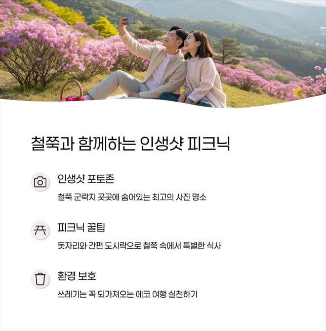 철쭉과 함께 즐기는 피크닉 - 인생샷 명소와 도시락 팁